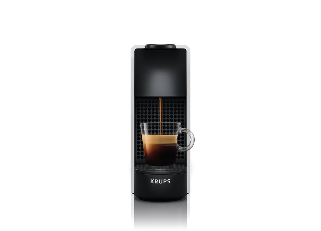 Aurent Essenza Mini – Cafetière à Capsules Blanche Ultra-Compacte | 14 Capsules Offertes