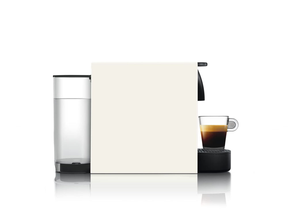 Aurent Essenza Mini – Cafetière à Capsules Blanche Ultra-Compacte | 14 Capsules Offertes