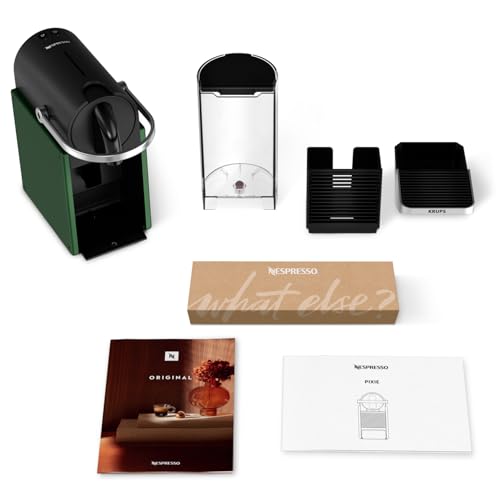 Aurent Pixie Vert Foncé – Cafetière Compacte à Capsules | Style Industriel | Éco-Responsable