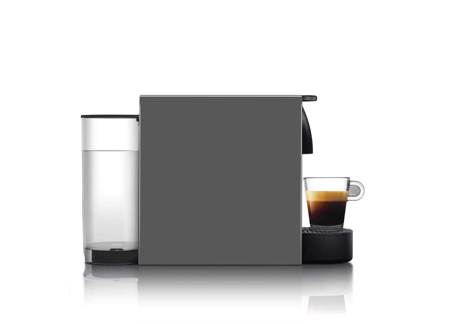 Aurent Essenza Mini – Cafetière Capsules Gris Intense | Compacte 8,4 cm | Économie d'Énergie
