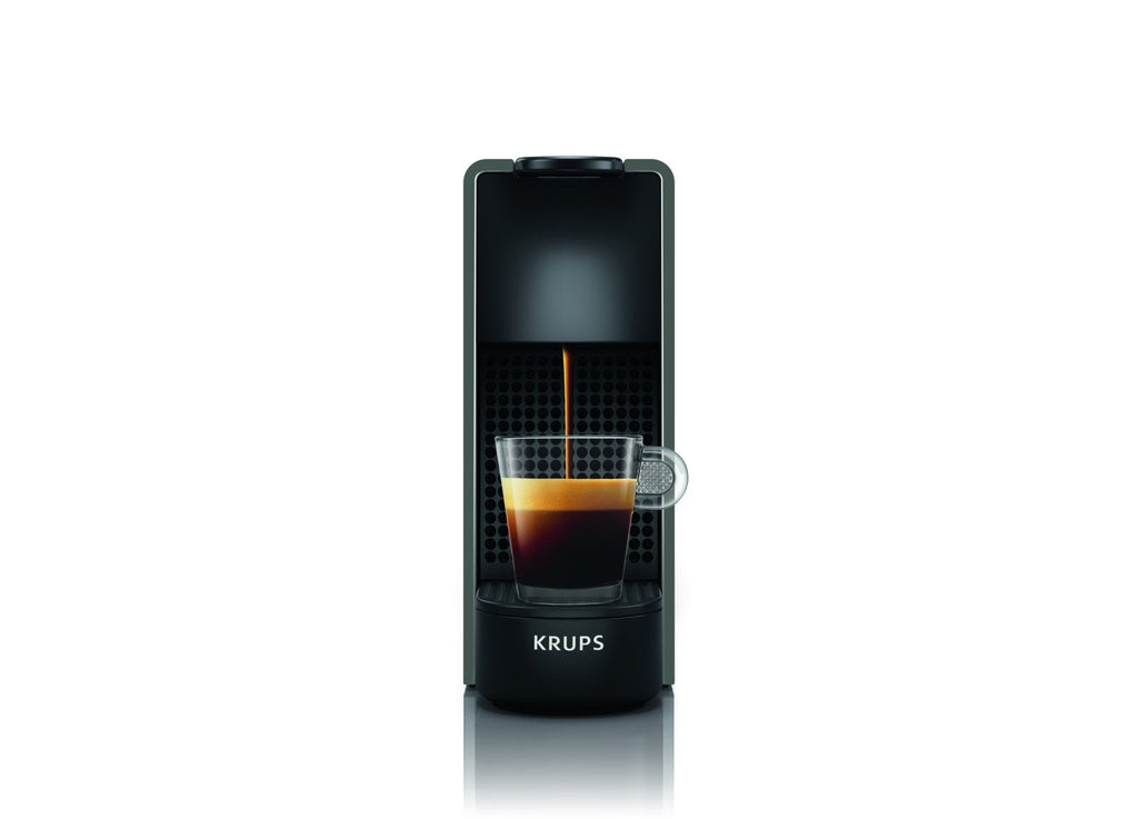Aurent Essenza Mini – Cafetière Capsules Gris Intense | Compacte 8,4 cm | Économie d'Énergie