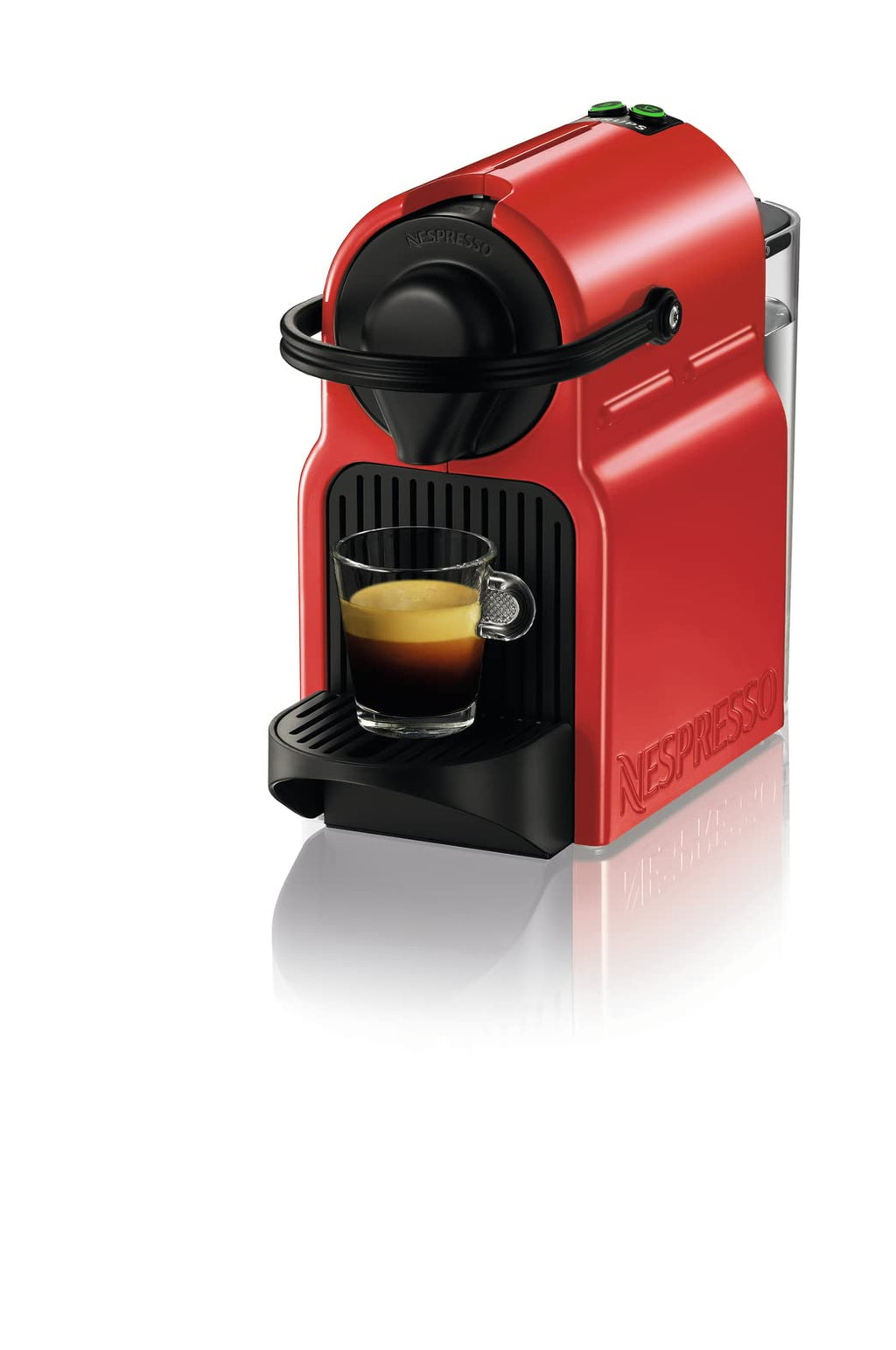 Aurent Inissia – Cafetière à Capsules Rouge Rubis | Espresso & Lungo | 19 Bars