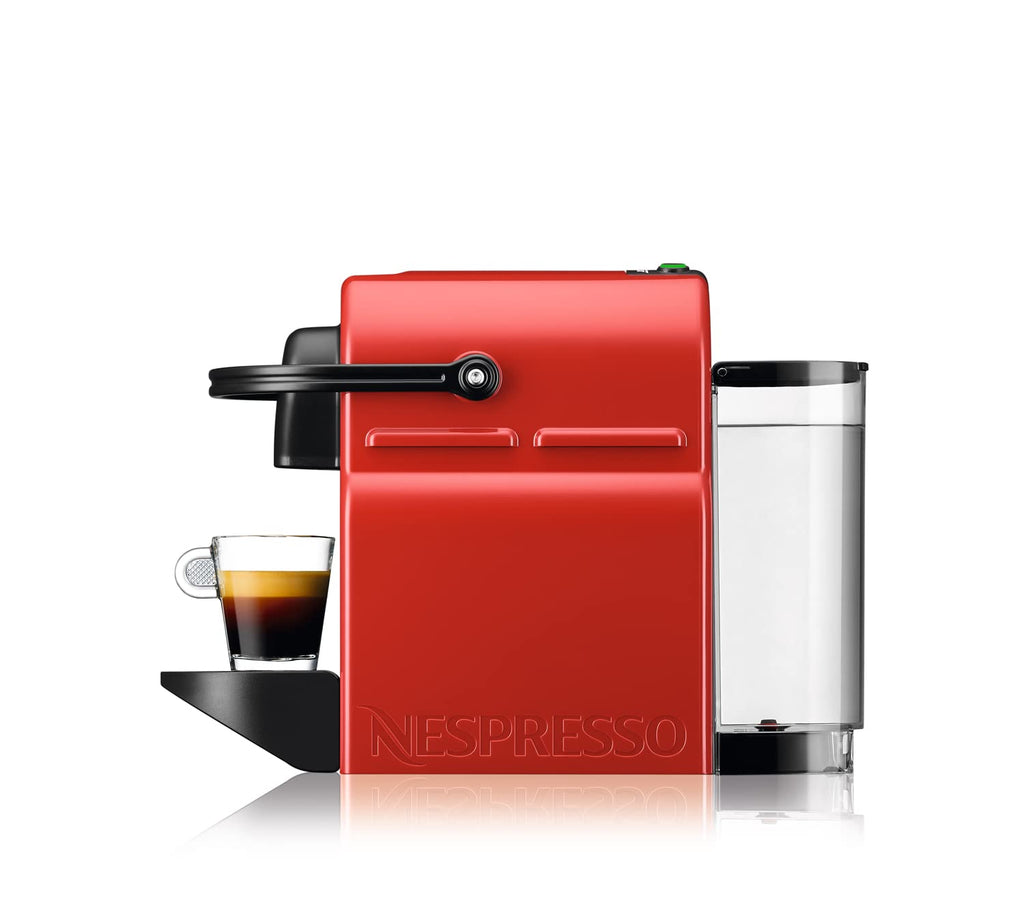 Aurent Inissia – Cafetière à Capsules Rouge Rubis | Espresso & Lungo | 19 Bars