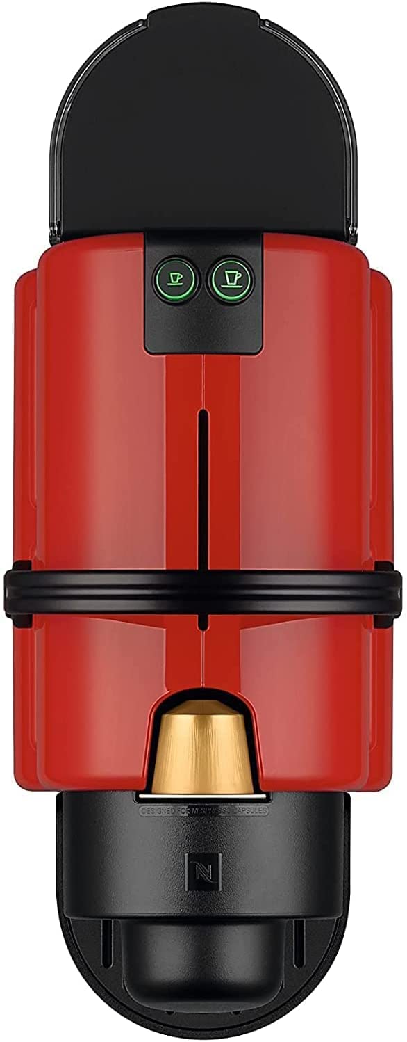 Aurent Inissia – Cafetière à Capsules Rouge Rubis | Espresso & Lungo | 19 Bars
