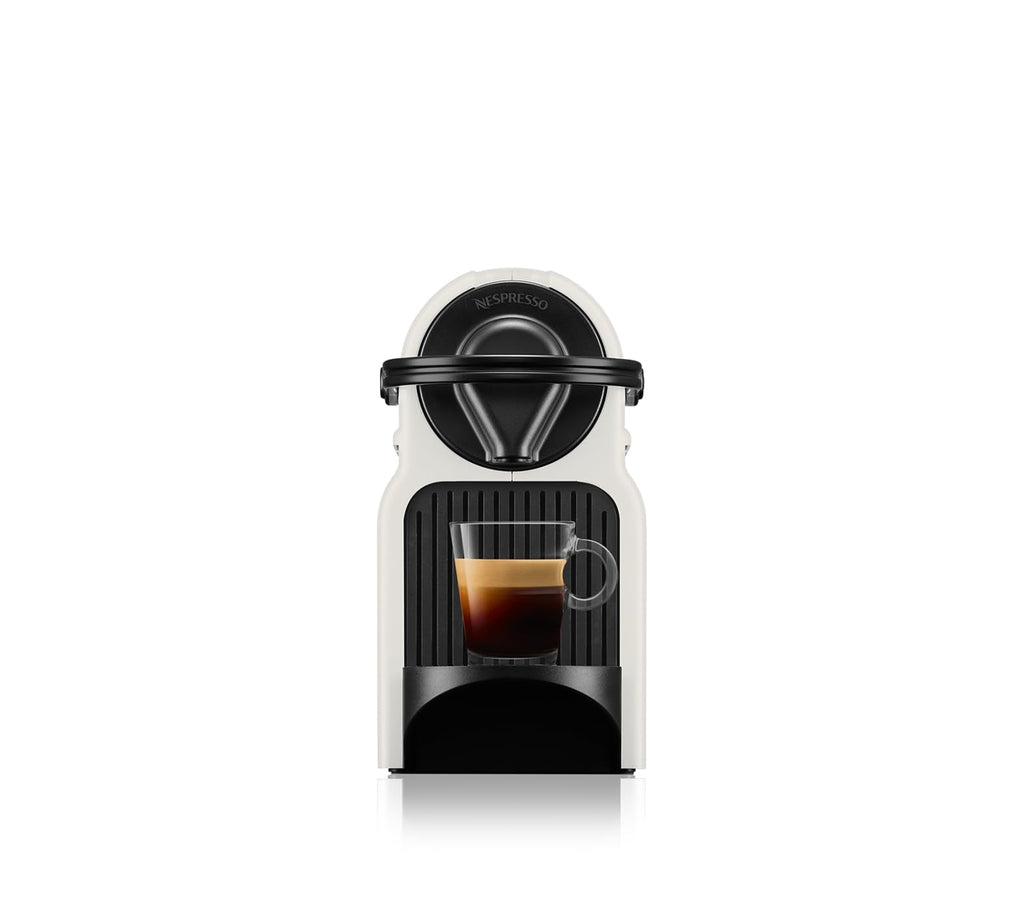 Aurent Inissia Blanche – Cafetière Espresso à Capsules | 19 Bars | Préchauffage 25s