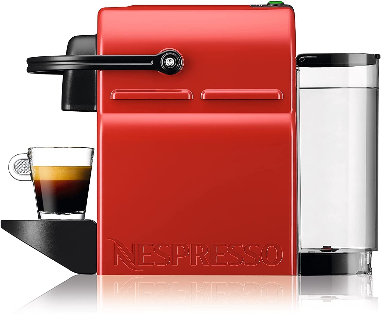 Aurent Inissia – Cafetière à Capsules Rouge Rubis | Espresso & Lungo | 19 Bars