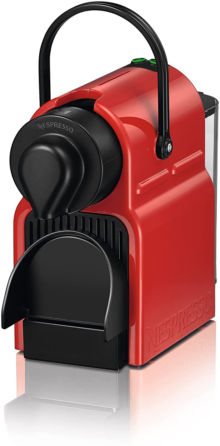 Aurent Inissia – Cafetière à Capsules Rouge Rubis | Espresso & Lungo | 19 Bars