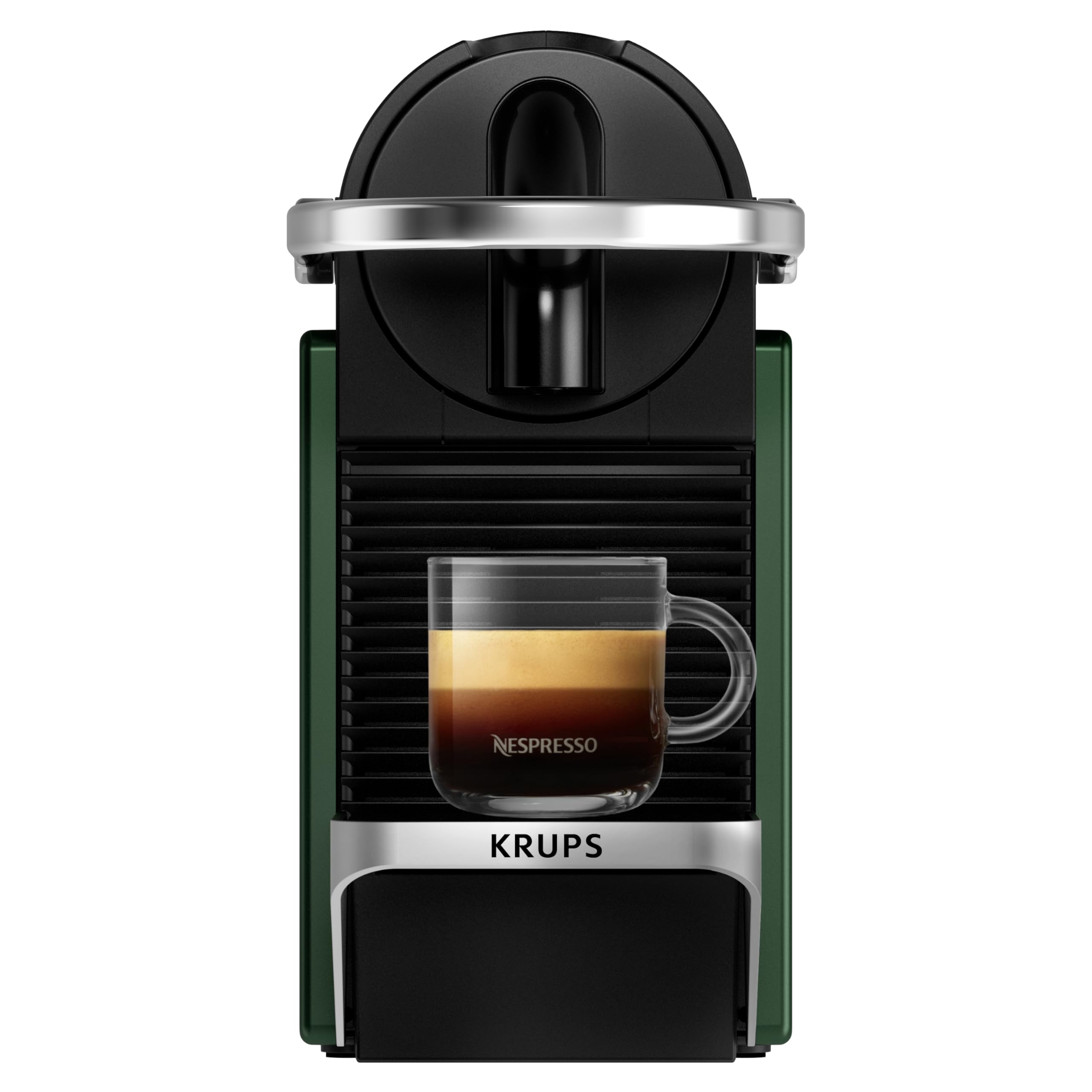 Aurent Pixie Vert Foncé – Cafetière Compacte à Capsules | Style Industriel | Éco-Responsable